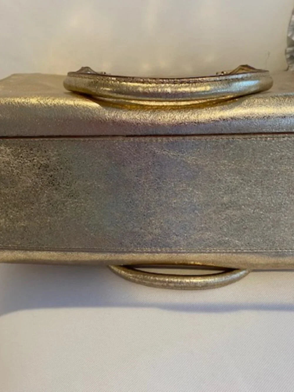 Kate Spade Gold leather handbag